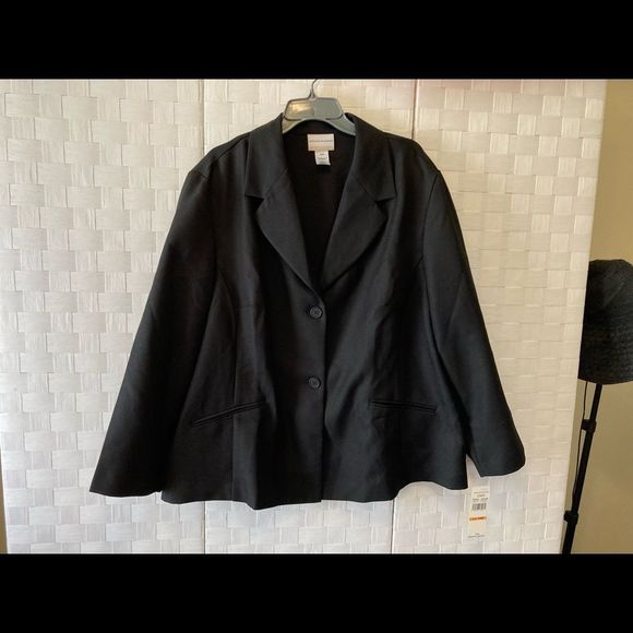 Alfred Dunner Black Blazer Size 24 NWT - Picture 4 of 6
